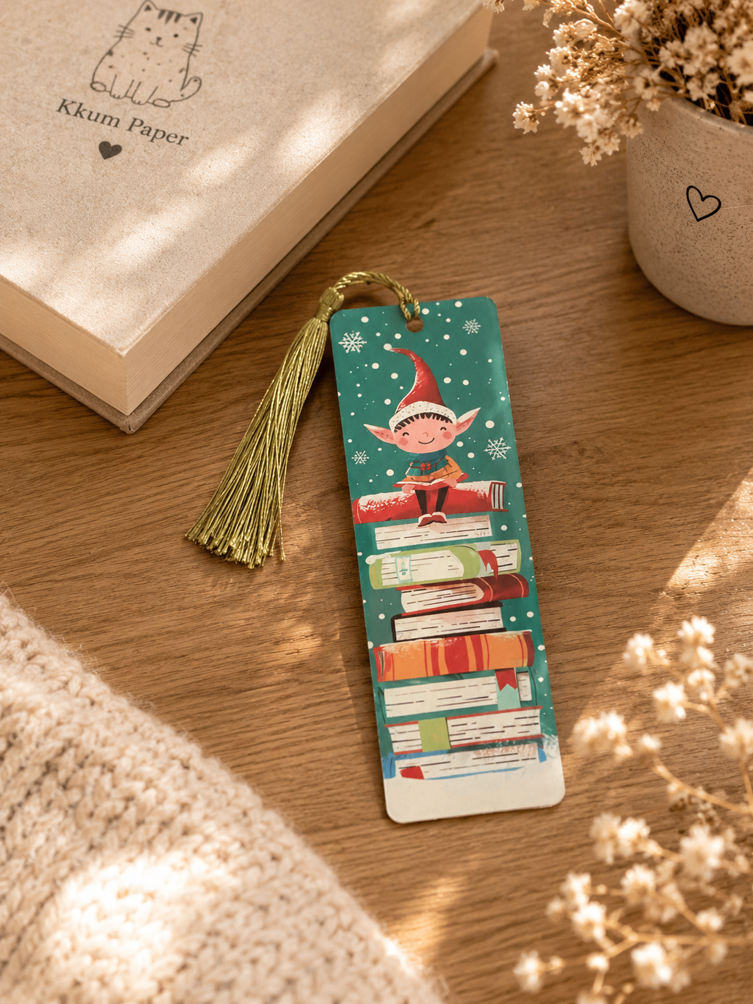 Marque-Page - Lutin de Noël 🎄