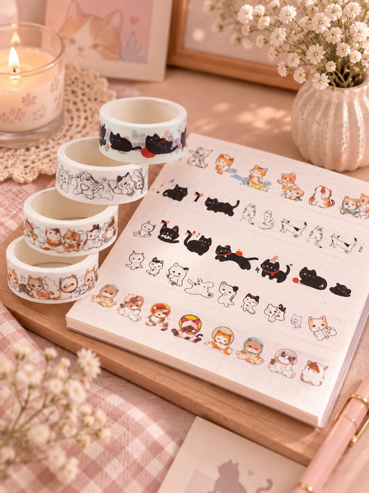 Washi Tape – Douce Félinité 🐾