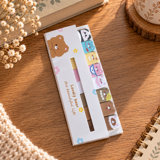 Onglets adhésifs – Petits animaux 🐻