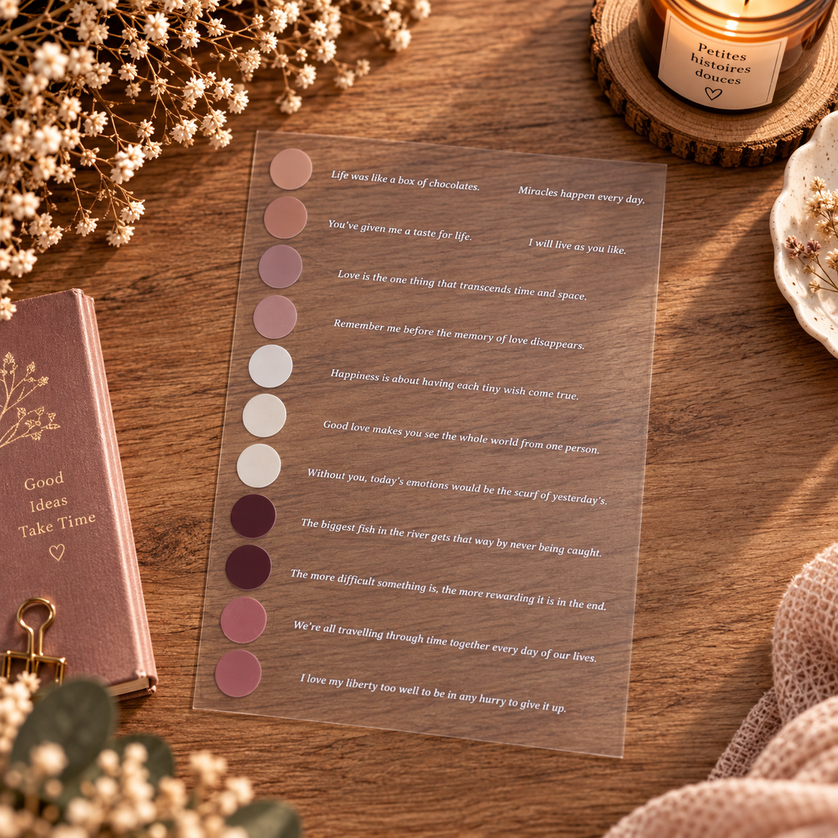 Stickers créatifs – Esprit Vintage 🌹