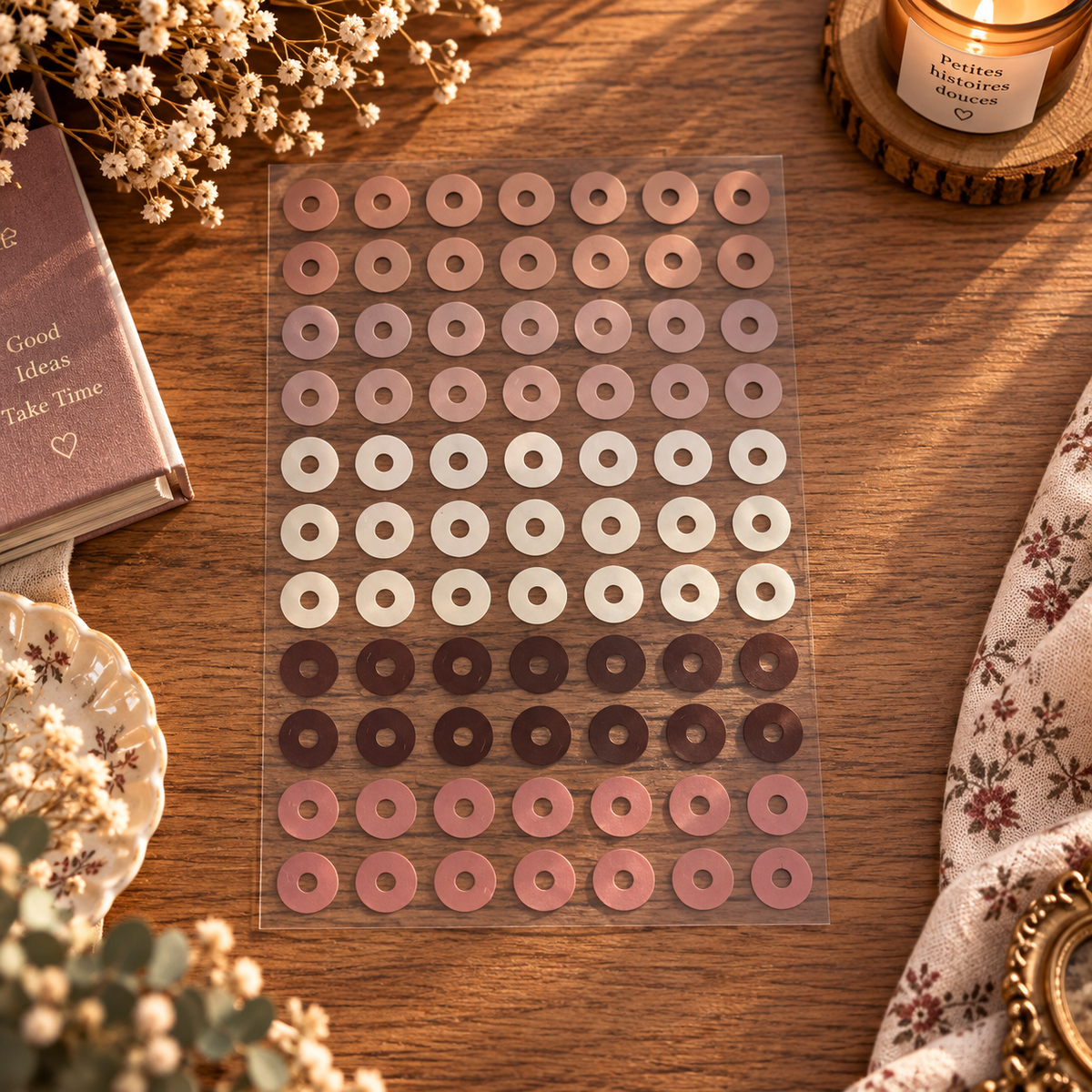 Stickers créatifs – Esprit Vintage 🌹