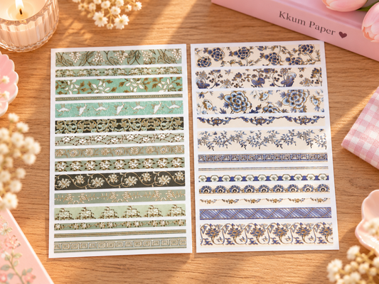 Stickers décoratifs – Motifs porcelaine vintage