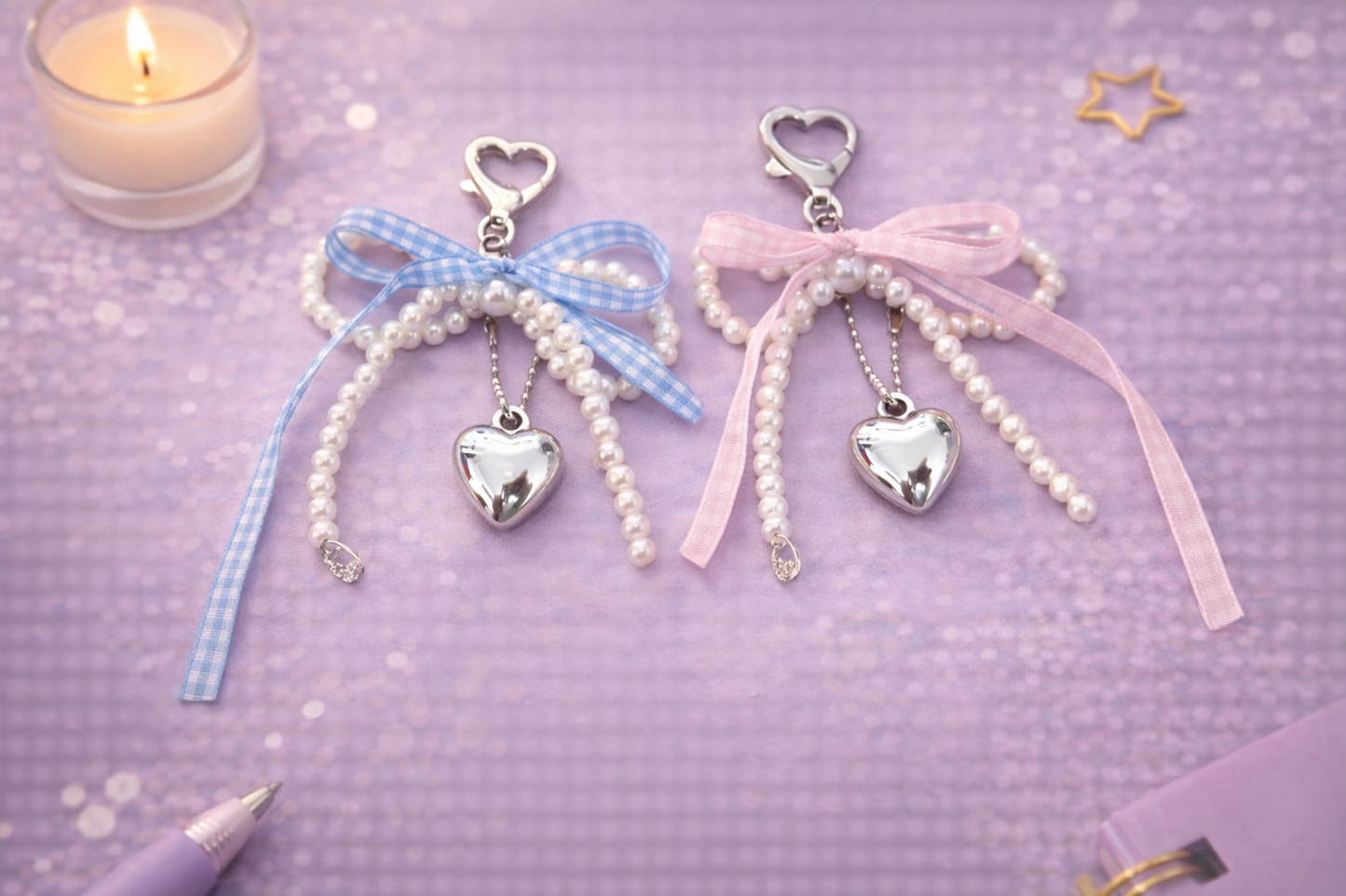 Porte-Clés - Noeud Coréen 🎀