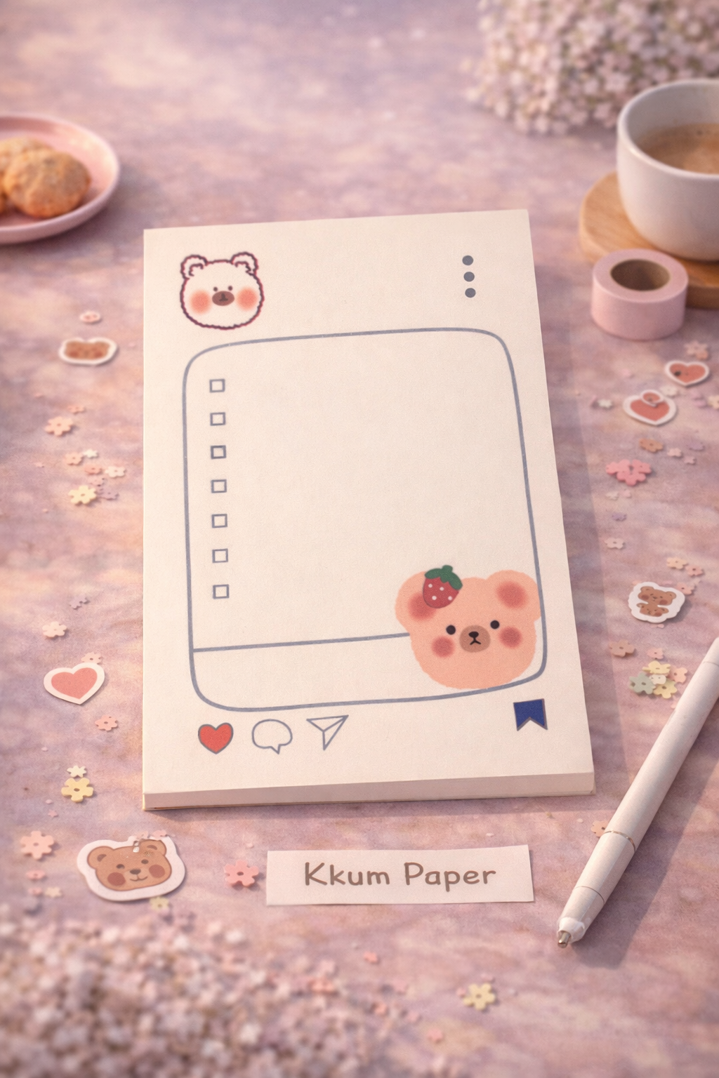 Bloc Notes - Ours Cartoon 🐻