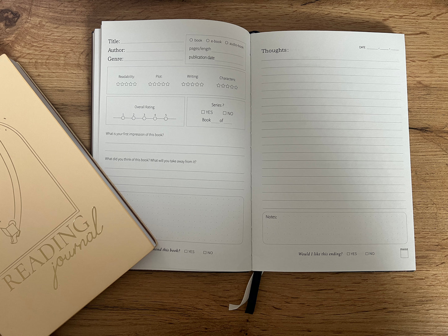Carnet – Reading Journal 📖