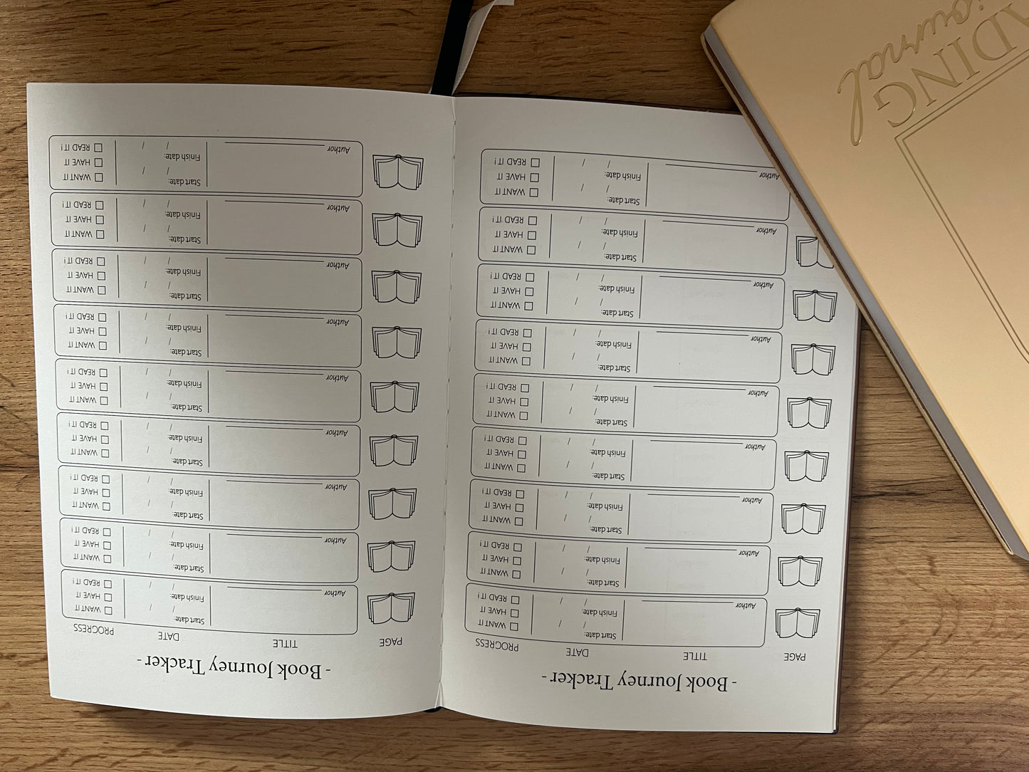 Carnet – Reading Journal 📖